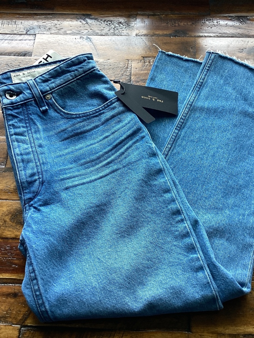 Rag & Bone Size 26 Nina High Rise Ankle cigarette Button Fly Jeans NWT $225
